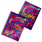 Groovy Bus 3-D Notebook