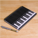 Notebooks and Journals With Piano Artwork
